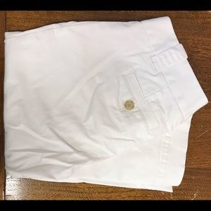 J CREW Favorite Fit Stretch size 0 White Capri Pant